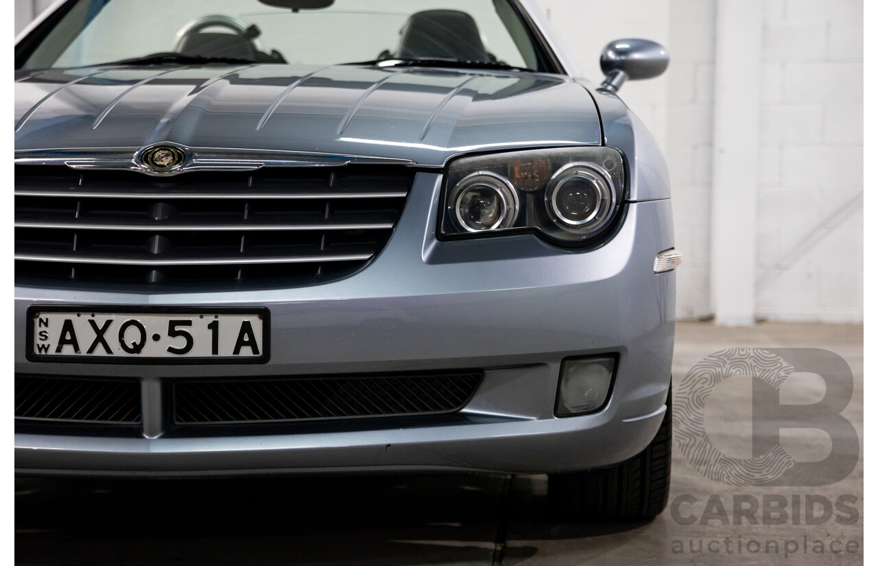 8/2004 Chrysler Crossfire Roadster ZH 2d Convertible Sapphire Silver Metallic V6 3.2L