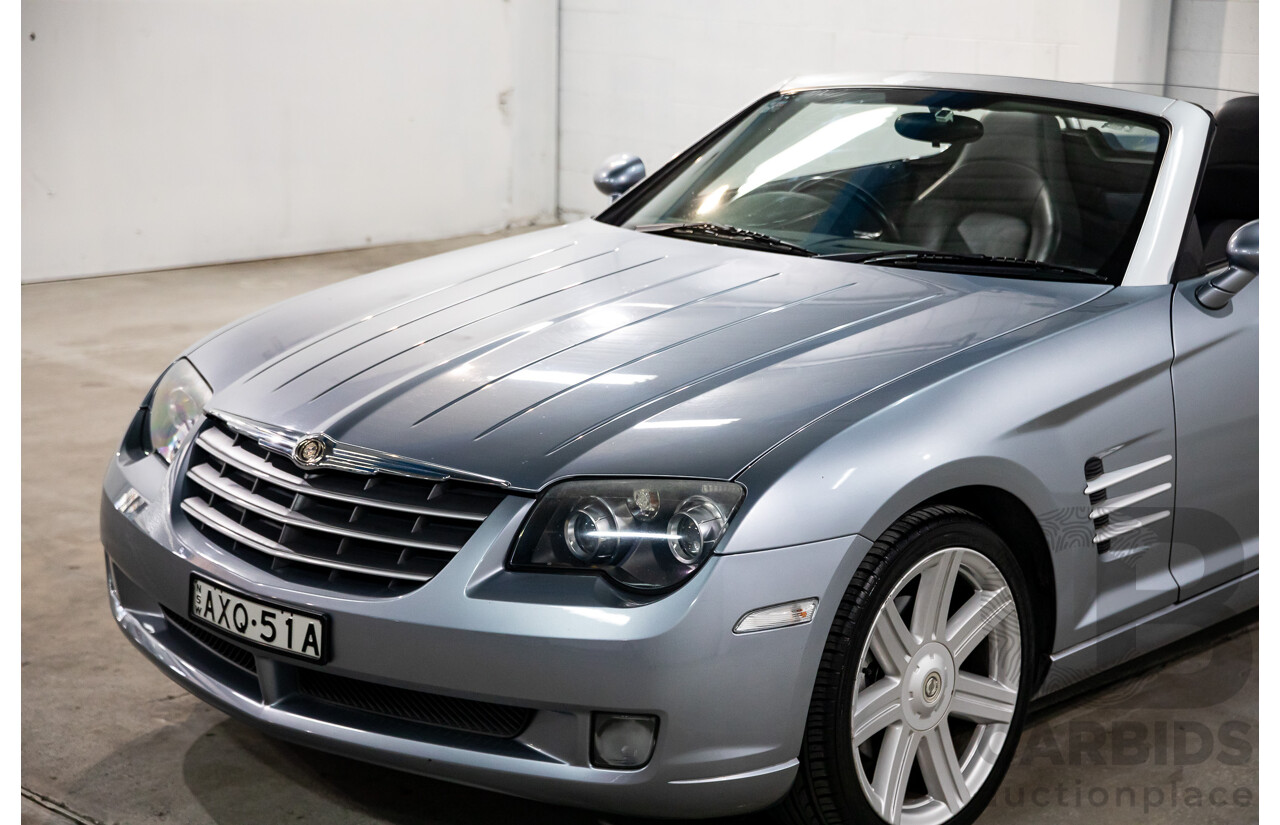 8/2004 Chrysler Crossfire Roadster ZH 2d Convertible Sapphire Silver Metallic V6 3.2L