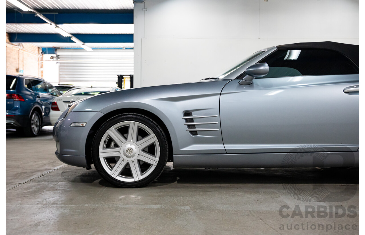 8/2004 Chrysler Crossfire Roadster ZH 2d Convertible Sapphire Silver Metallic V6 3.2L