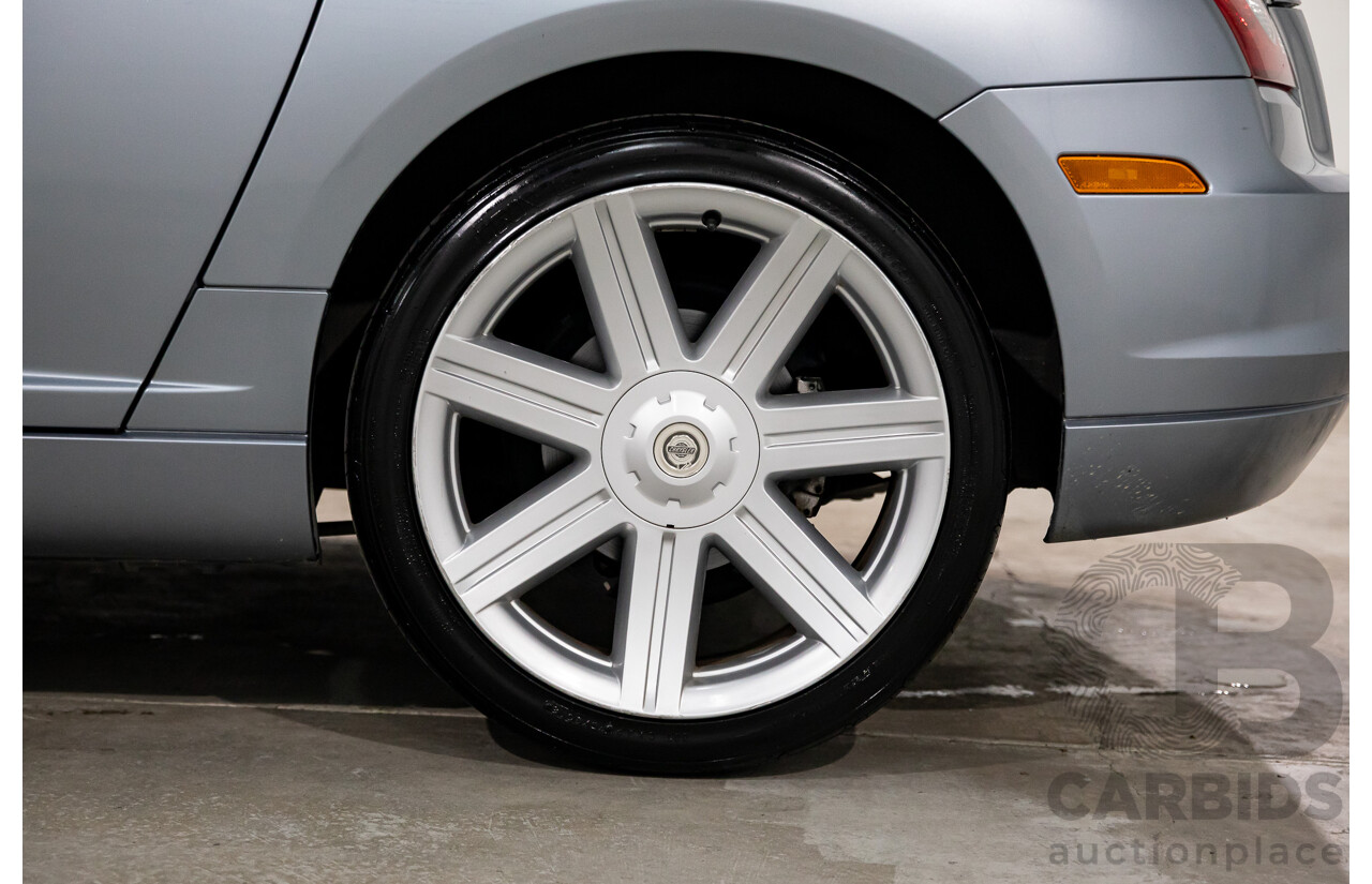 8/2004 Chrysler Crossfire Roadster ZH 2d Convertible Sapphire Silver Metallic V6 3.2L