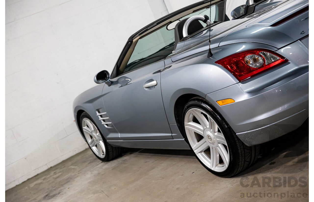 8/2004 Chrysler Crossfire Roadster ZH 2d Convertible Sapphire Silver Metallic V6 3.2L