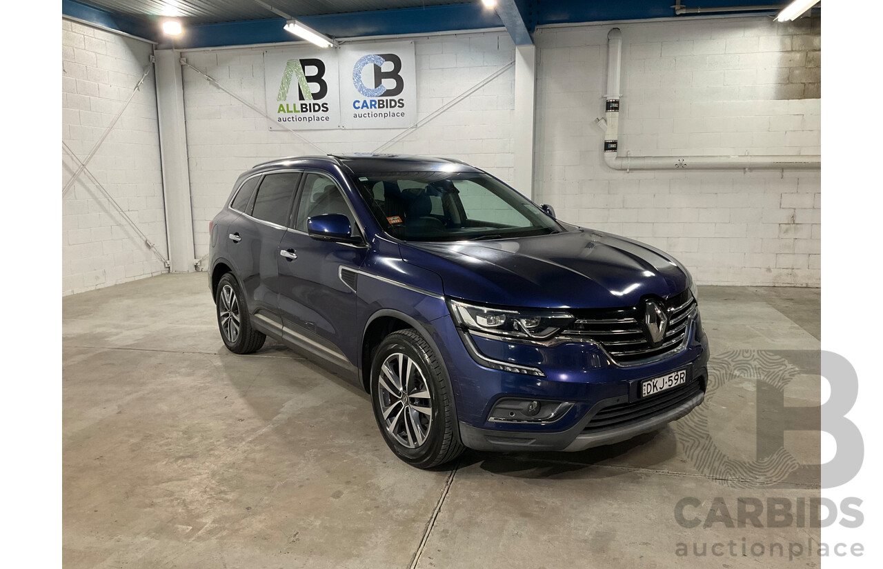 09/2016 Renault Koleos Intens X-Tronic (4x4) XZG 4d Wagon Blue 2.5L