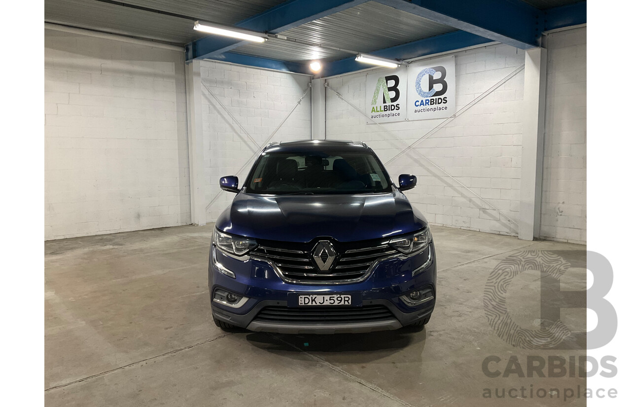 09/2016 Renault Koleos Intens X-Tronic (4x4) XZG 4d Wagon Blue 2.5L