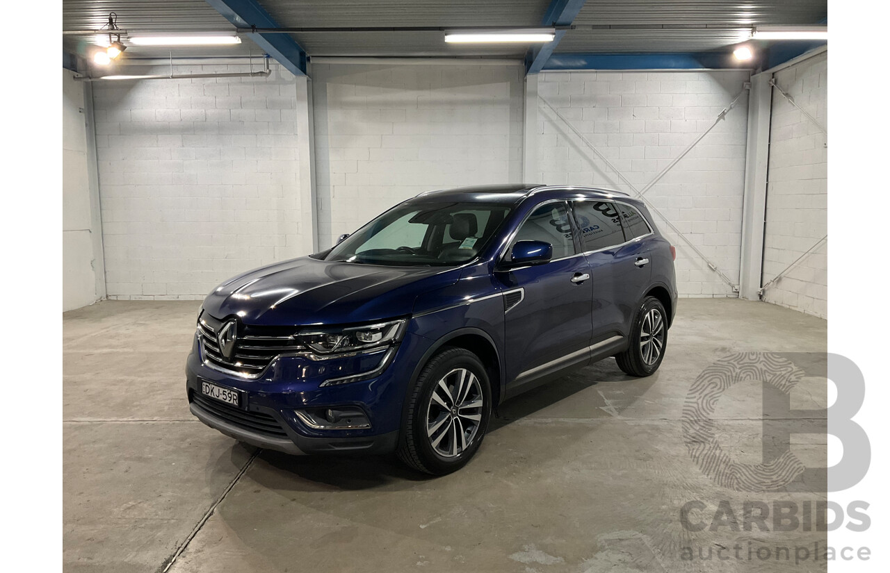09/2016 Renault Koleos Intens X-Tronic (4x4) XZG 4d Wagon Blue 2.5L