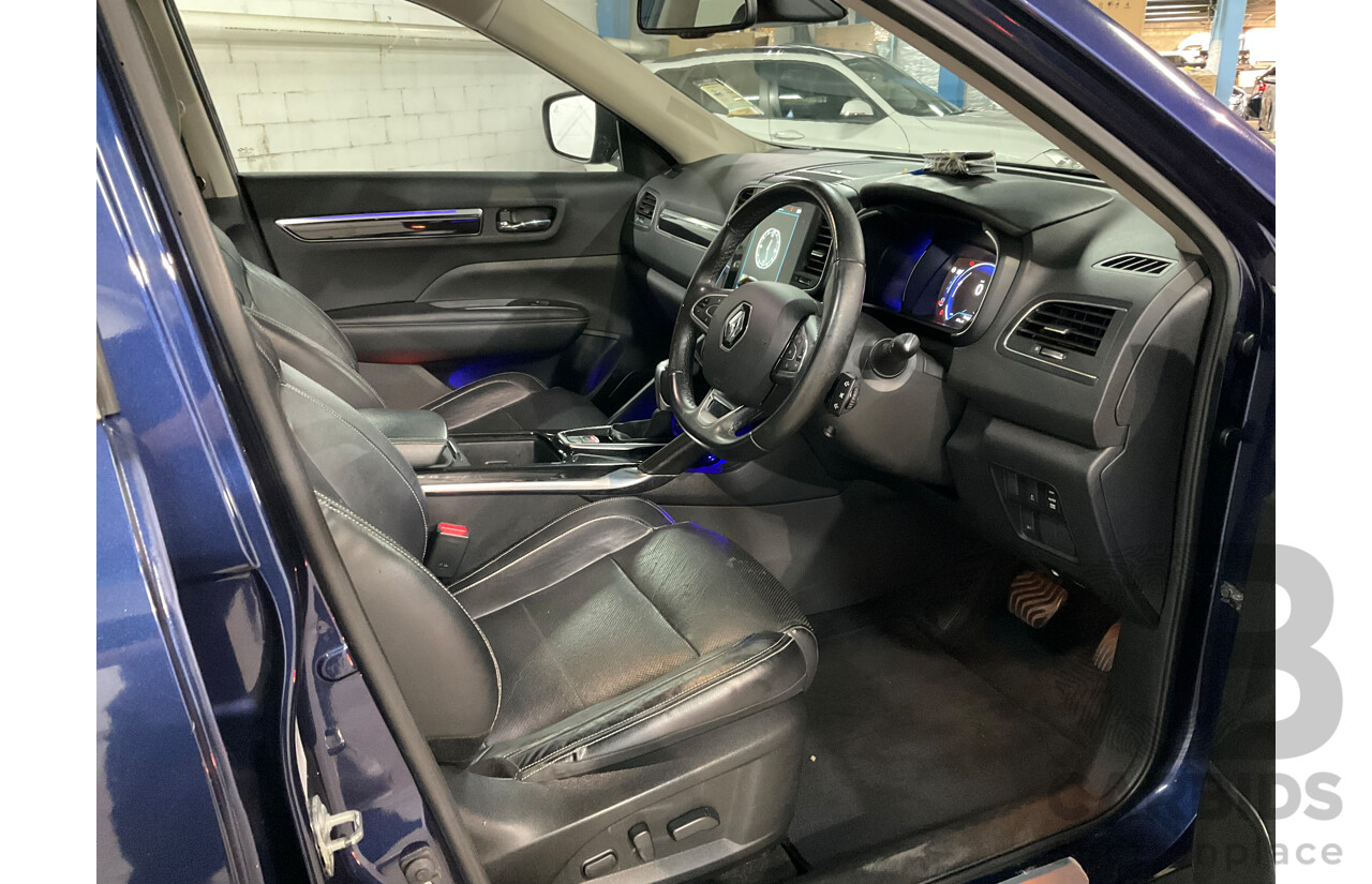 09/2016 Renault Koleos Intens X-Tronic (4x4) XZG 4d Wagon Blue 2.5L