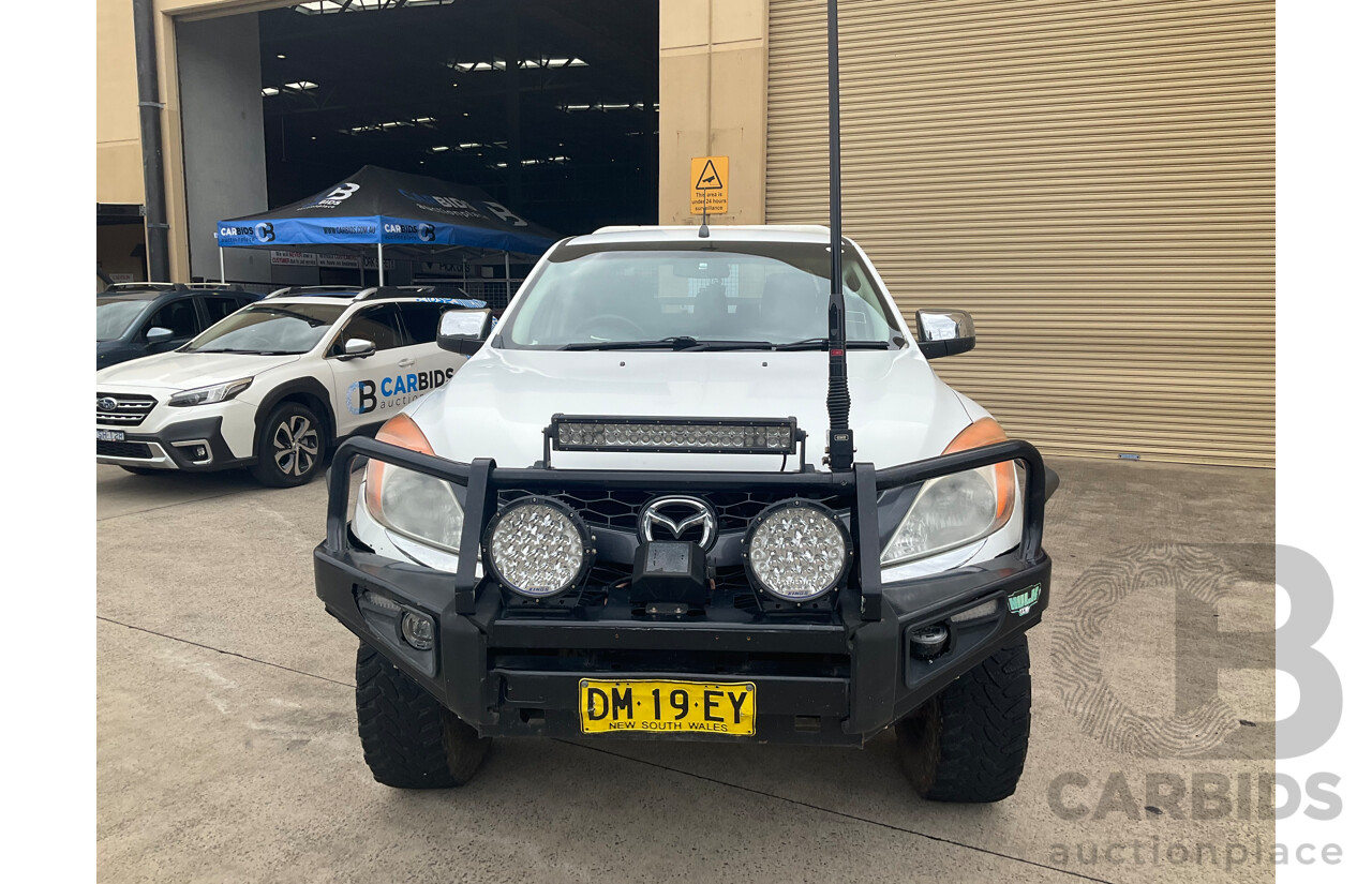 11/2012 Mazda BT-50 XTR (4x4)  Dual Cab Utility White 3.2L