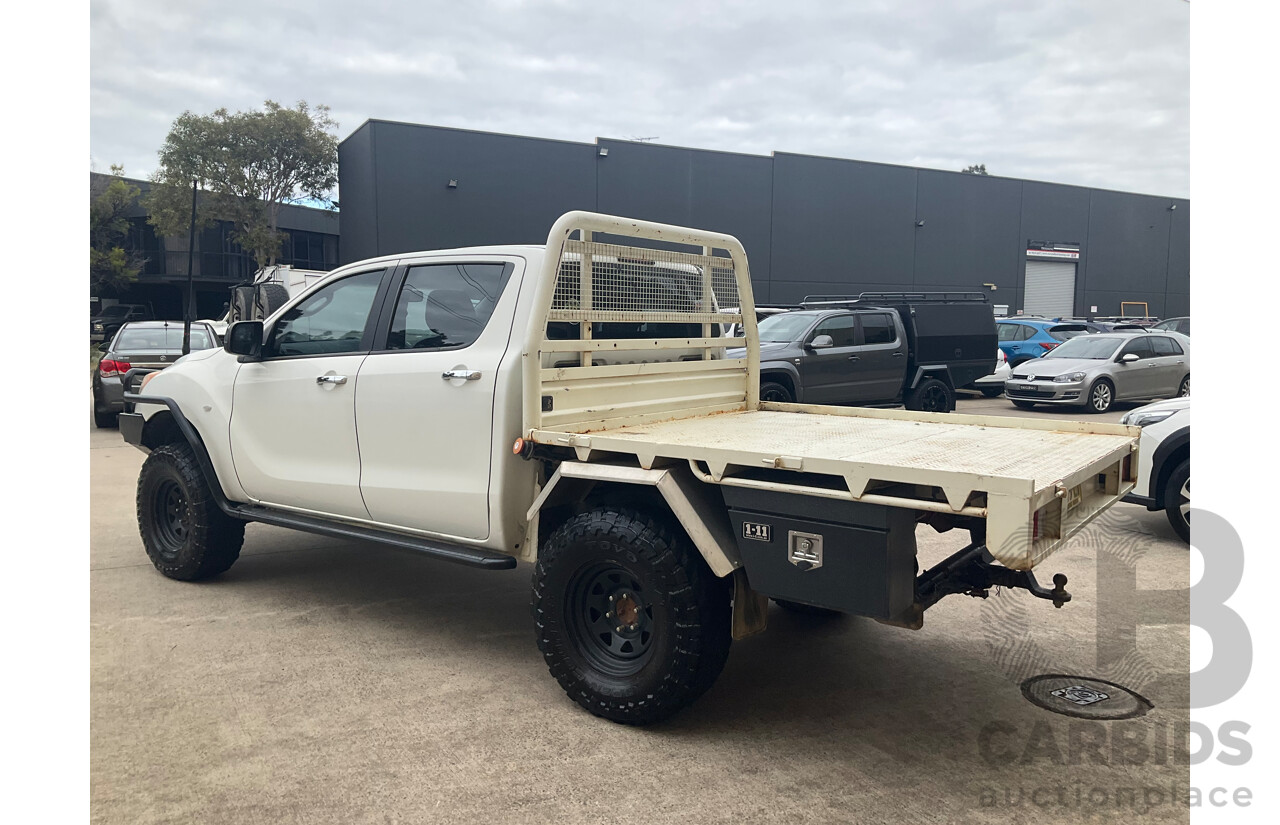 11/2012 Mazda BT-50 XTR (4x4)  Dual Cab Utility White 3.2L