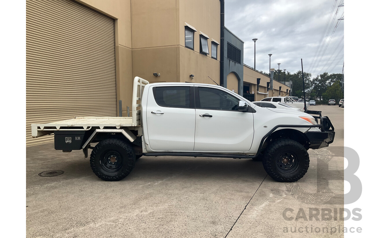 11/2012 Mazda BT-50 XTR (4x4)  Dual Cab Utility White 3.2L