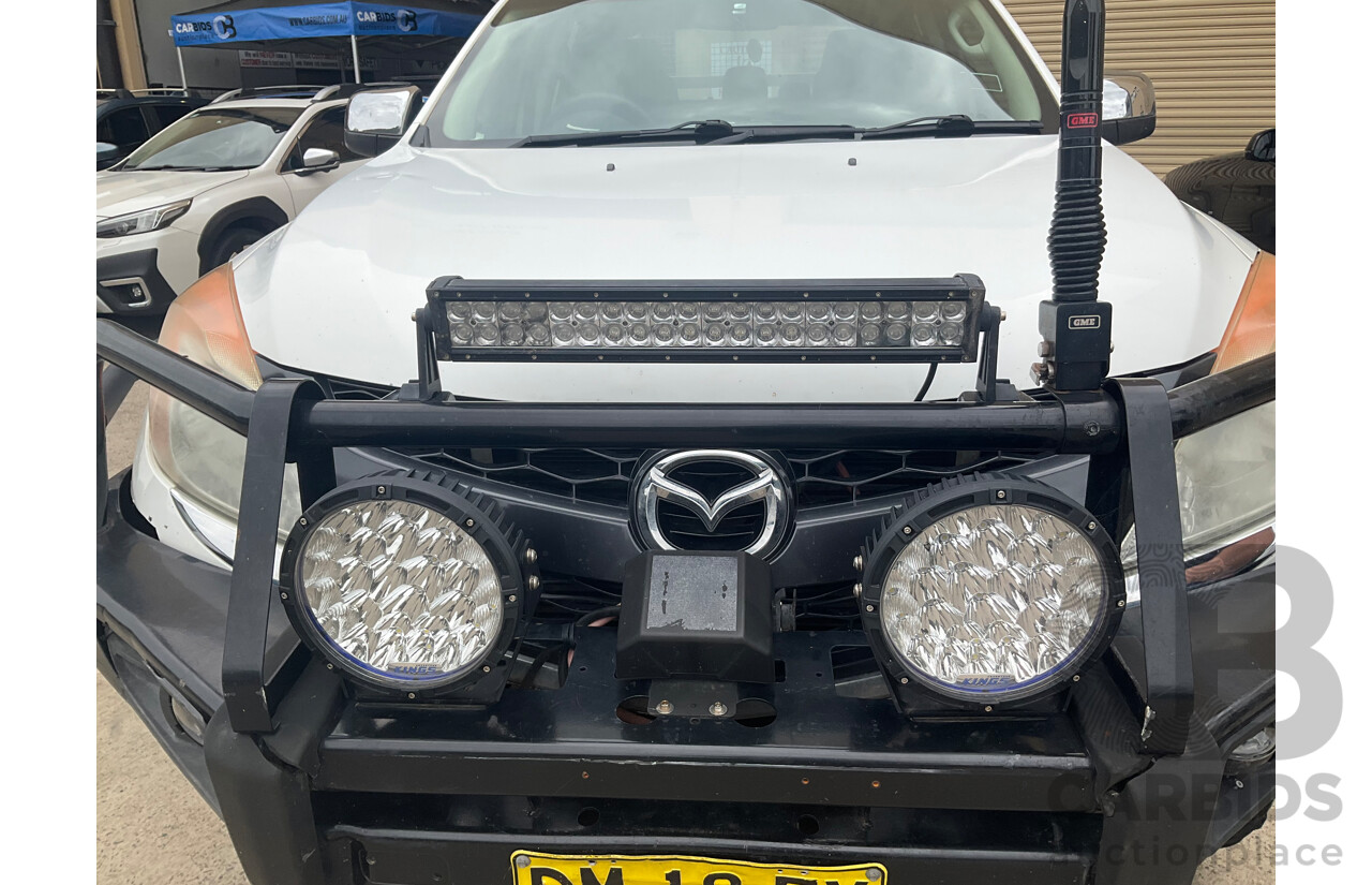 11/2012 Mazda BT-50 XTR (4x4)  Dual Cab Utility White 3.2L