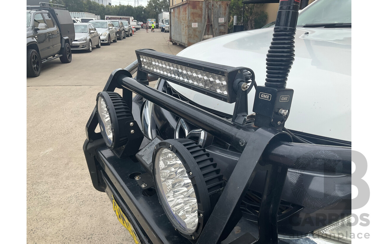 11/2012 Mazda BT-50 XTR (4x4)  Dual Cab Utility White 3.2L