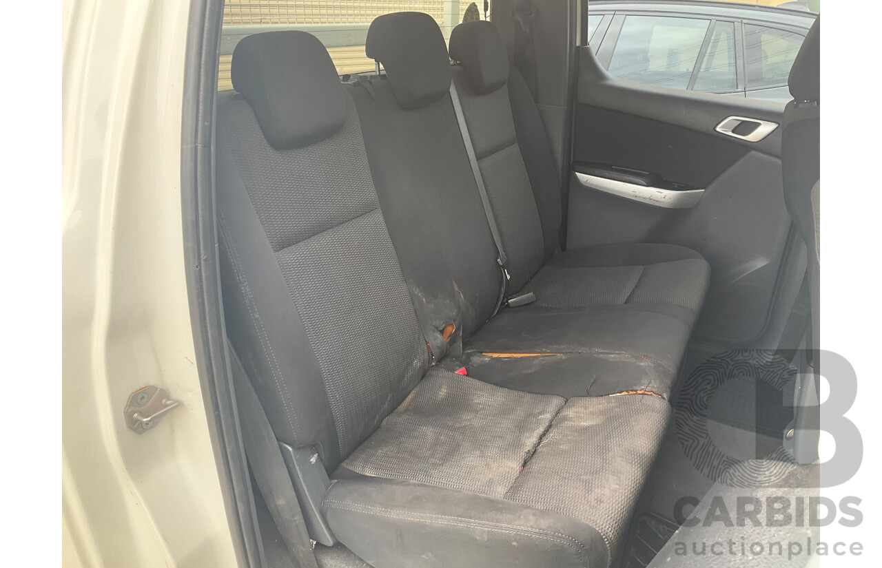 11/2012 Mazda BT-50 XTR (4x4)  Dual Cab Utility White 3.2L