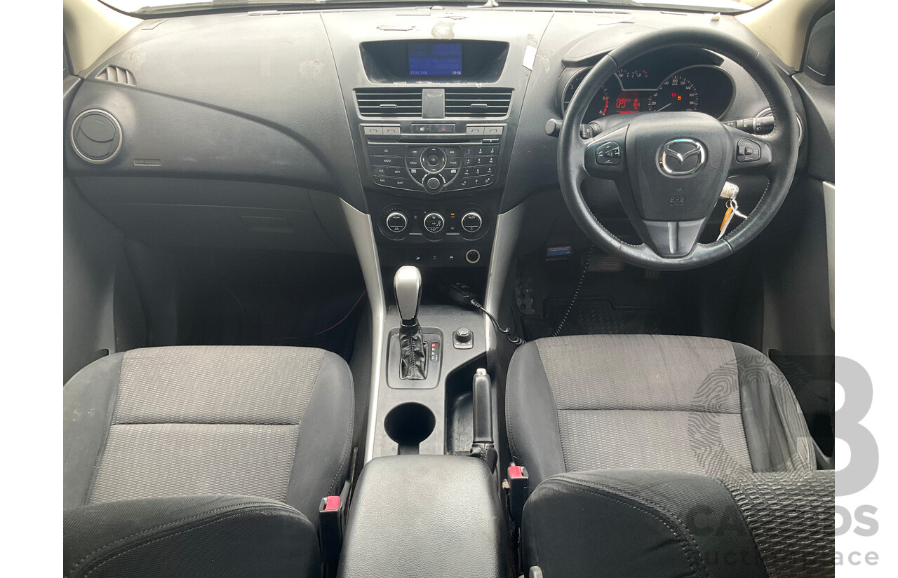 11/2012 Mazda BT-50 XTR (4x4)  Dual Cab Utility White 3.2L