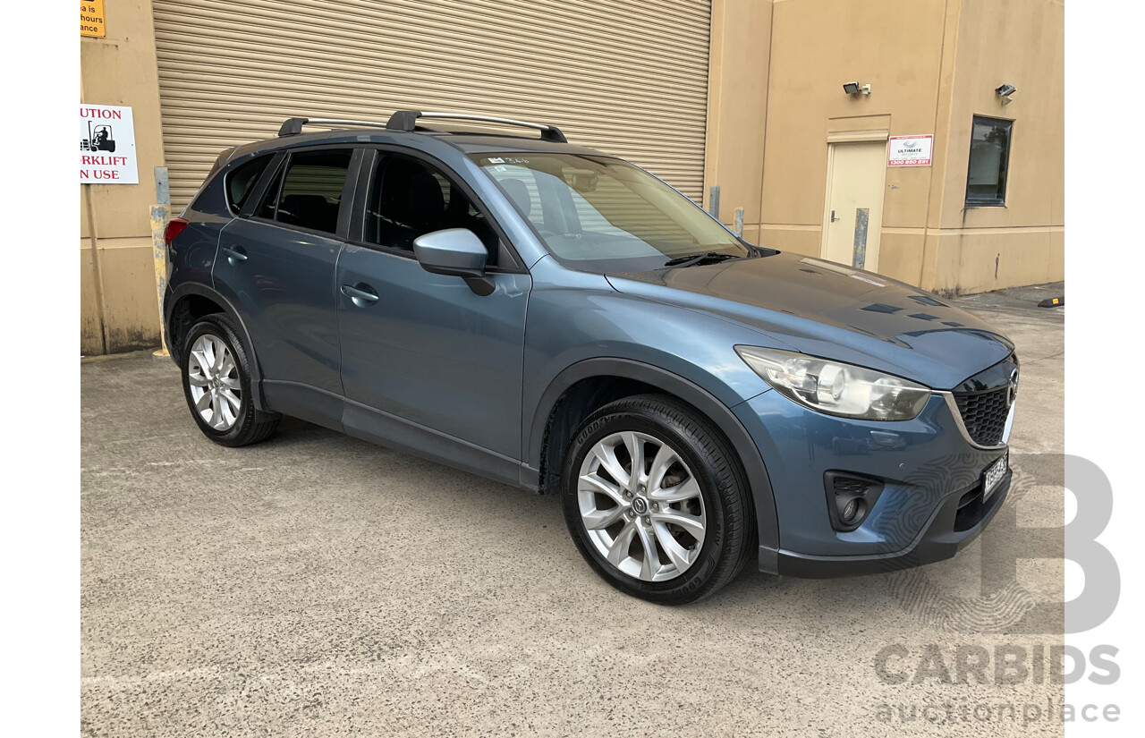 12/2013 Mazda CX-5 Grand Tourer (4x4) MY13 Upgrade 4d Wagon Blue Turbo Diesel 2.2L