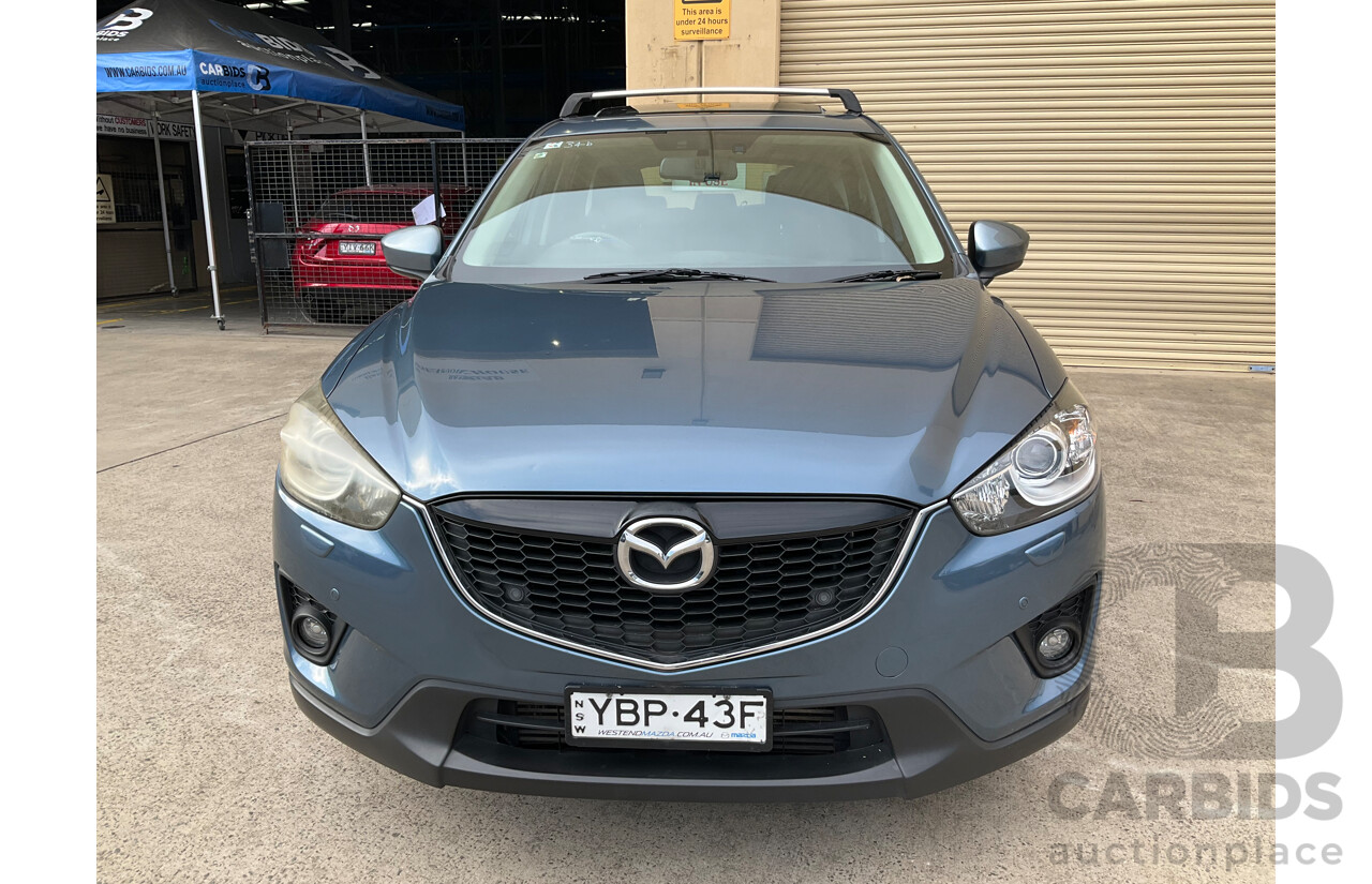 12/2013 Mazda CX-5 Grand Tourer (4x4) MY13 Upgrade 4d Wagon Blue Turbo Diesel 2.2L