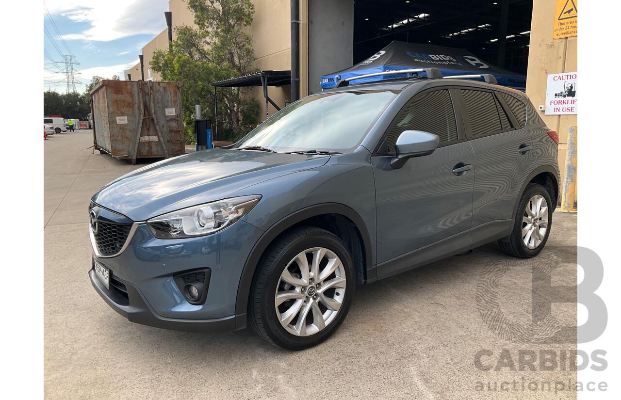 12/2013 Mazda CX-5 Grand Tourer (4x4) MY13 Upgrade 4d Wagon Blue Turbo Diesel 2.2L