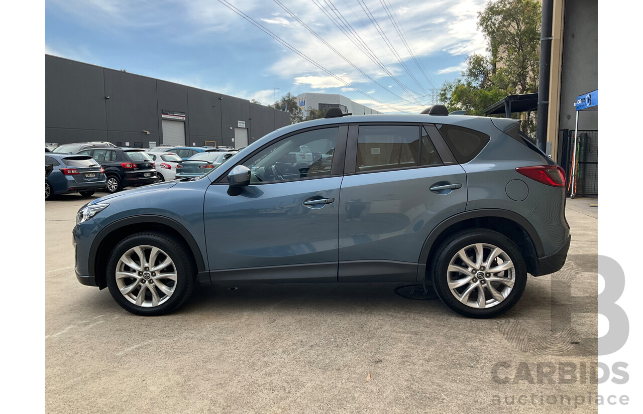 12/2013 Mazda CX-5 Grand Tourer (4x4) MY13 Upgrade 4d Wagon Blue Turbo Diesel 2.2L
