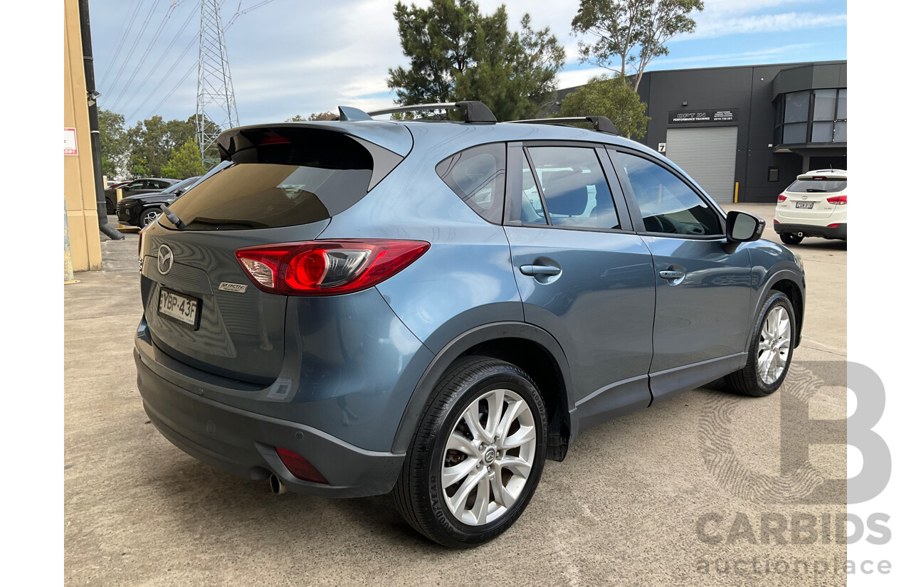 12/2013 Mazda CX-5 Grand Tourer (4x4) MY13 Upgrade 4d Wagon Blue Turbo Diesel 2.2L