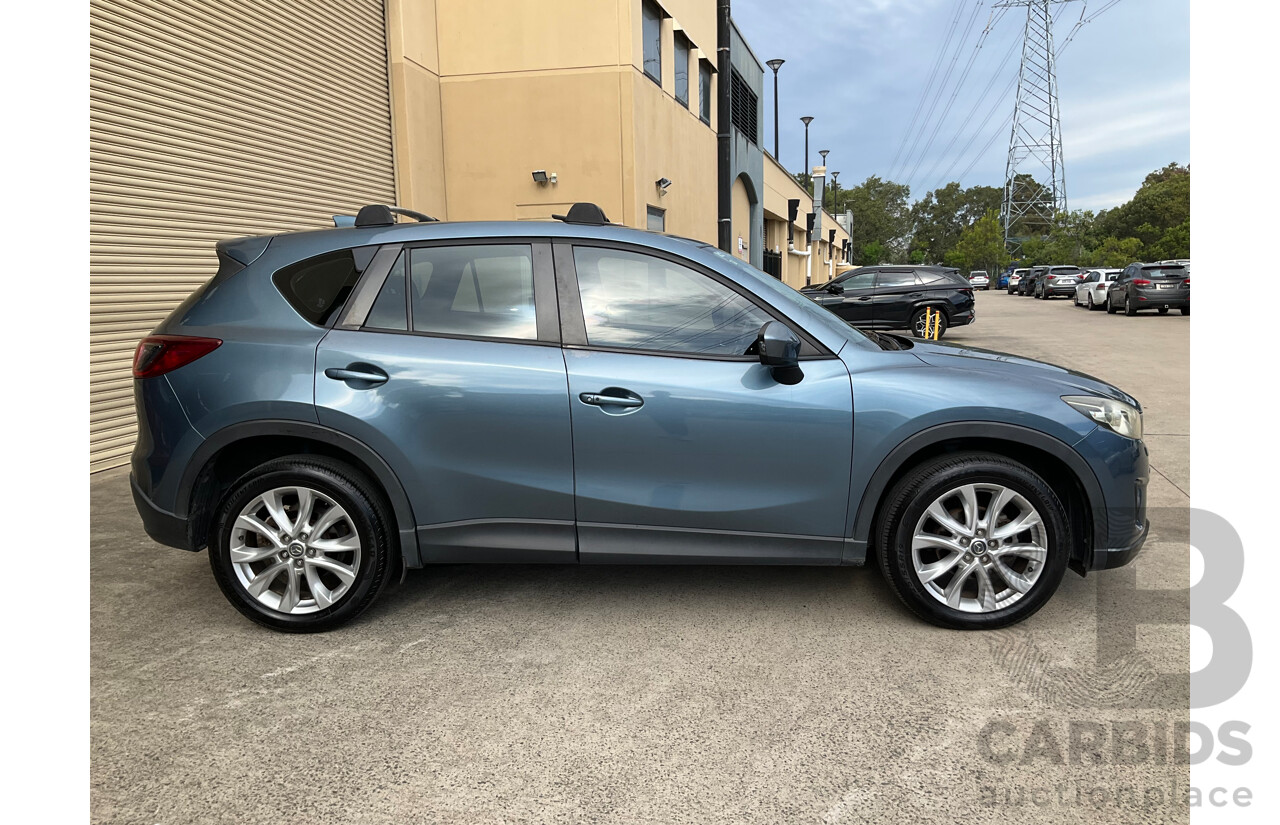 12/2013 Mazda CX-5 Grand Tourer (4x4) MY13 Upgrade 4d Wagon Blue Turbo Diesel 2.2L
