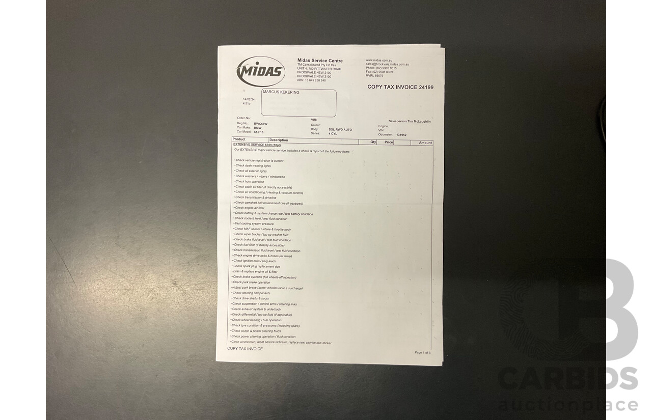 4/2011 Bmw X3 Xdrive 20d F25 4d Wagon Grey Turbo Diesel 2.0L