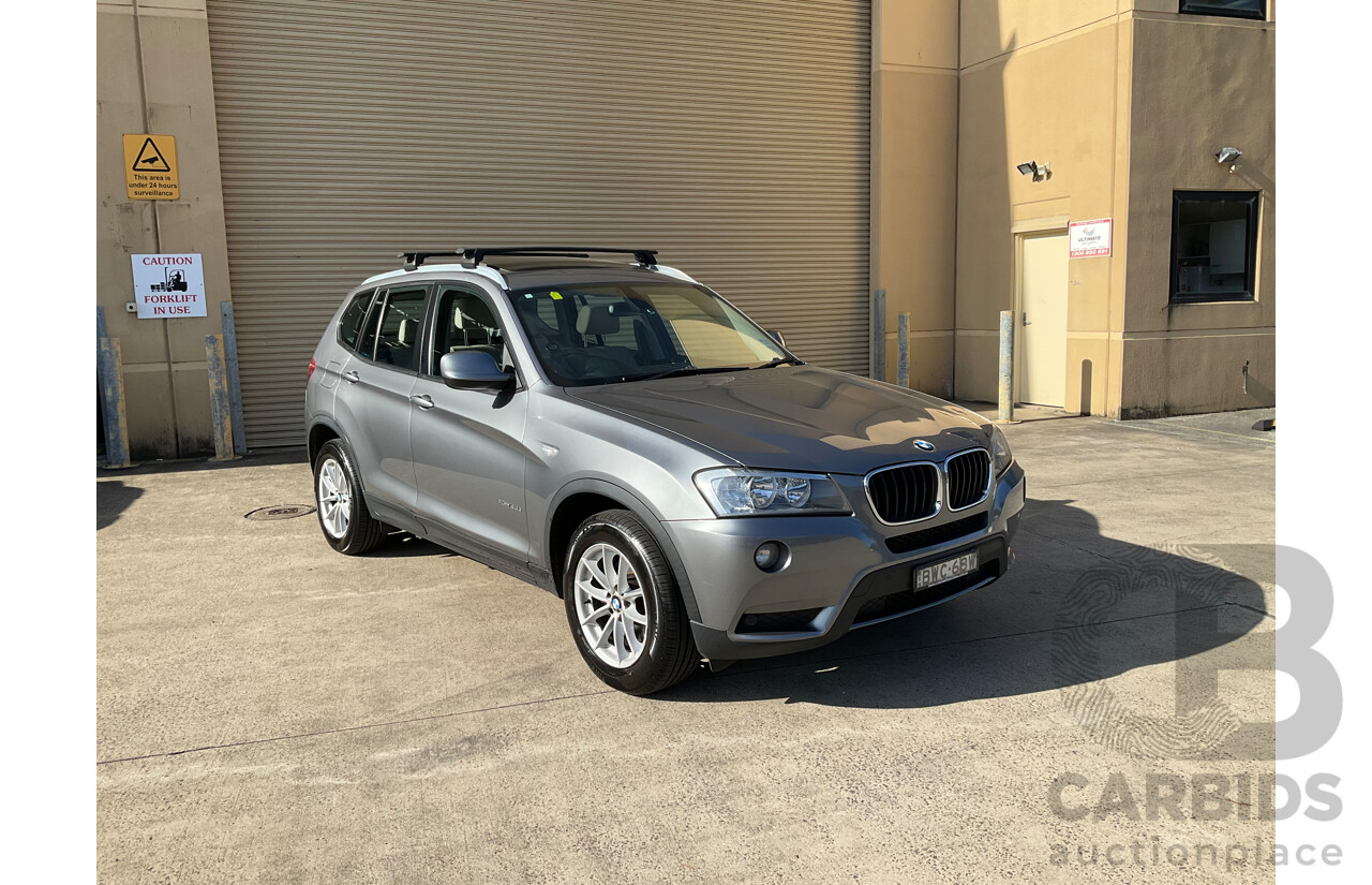 4/2011 Bmw X3 Xdrive 20d F25 4d Wagon Grey Turbo Diesel 2.0L