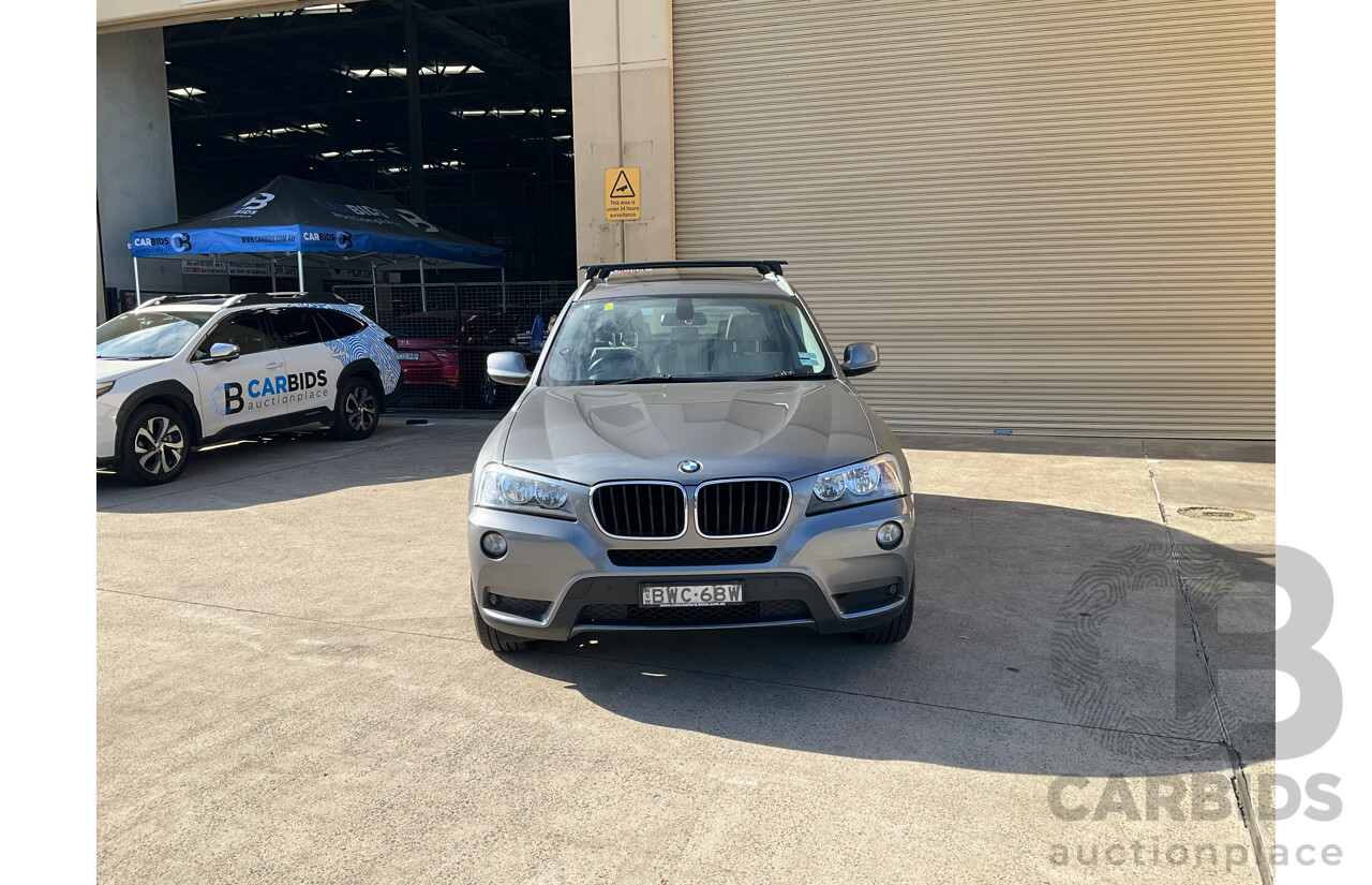 4/2011 Bmw X3 Xdrive 20d F25 4d Wagon Grey Turbo Diesel 2.0L