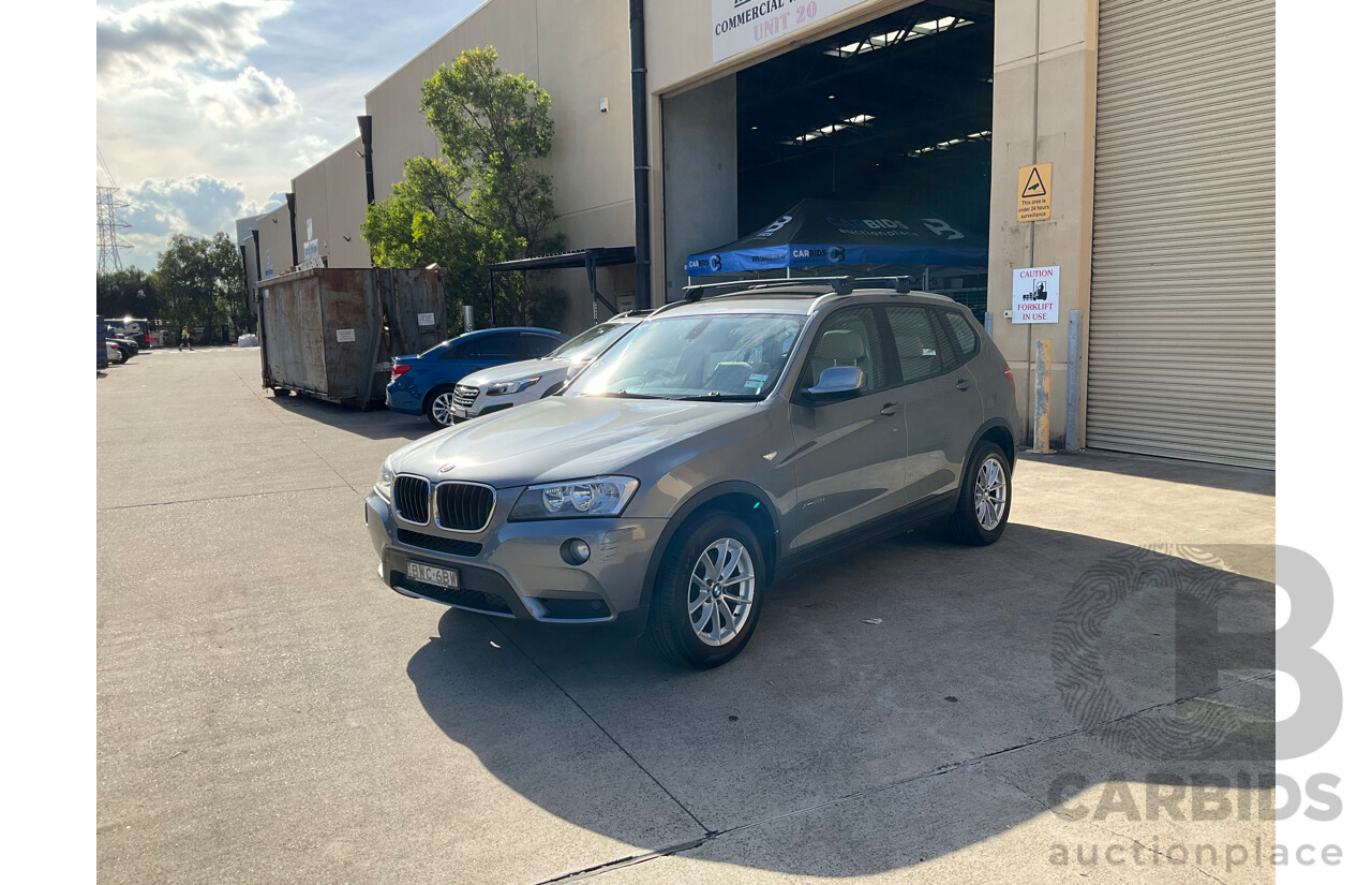 4/2011 Bmw X3 Xdrive 20d F25 4d Wagon Grey Turbo Diesel 2.0L