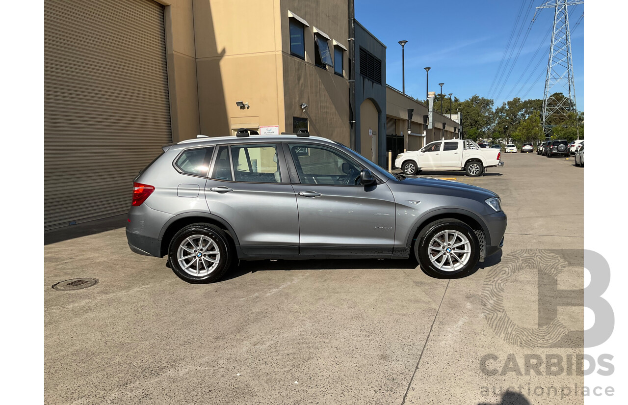 4/2011 Bmw X3 Xdrive 20d F25 4d Wagon Grey Turbo Diesel 2.0L