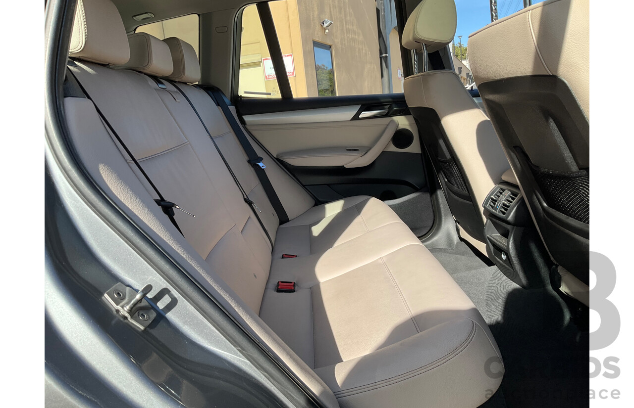 4/2011 Bmw X3 Xdrive 20d F25 4d Wagon Grey Turbo Diesel 2.0L