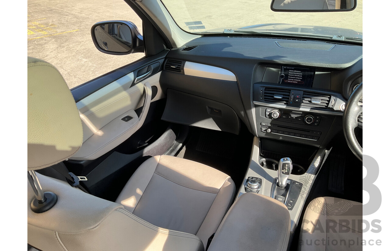 4/2011 Bmw X3 Xdrive 20d F25 4d Wagon Grey Turbo Diesel 2.0L