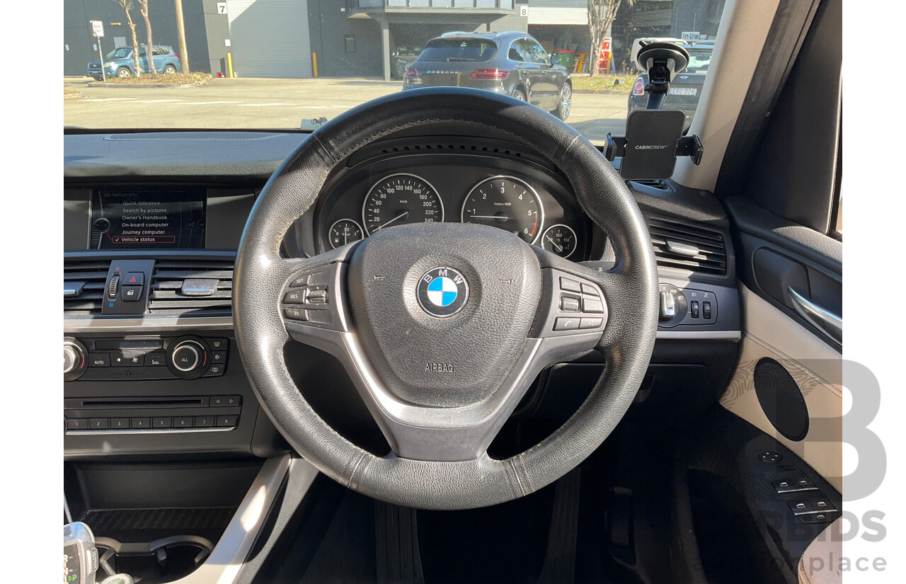 4/2011 Bmw X3 Xdrive 20d F25 4d Wagon Grey Turbo Diesel 2.0L