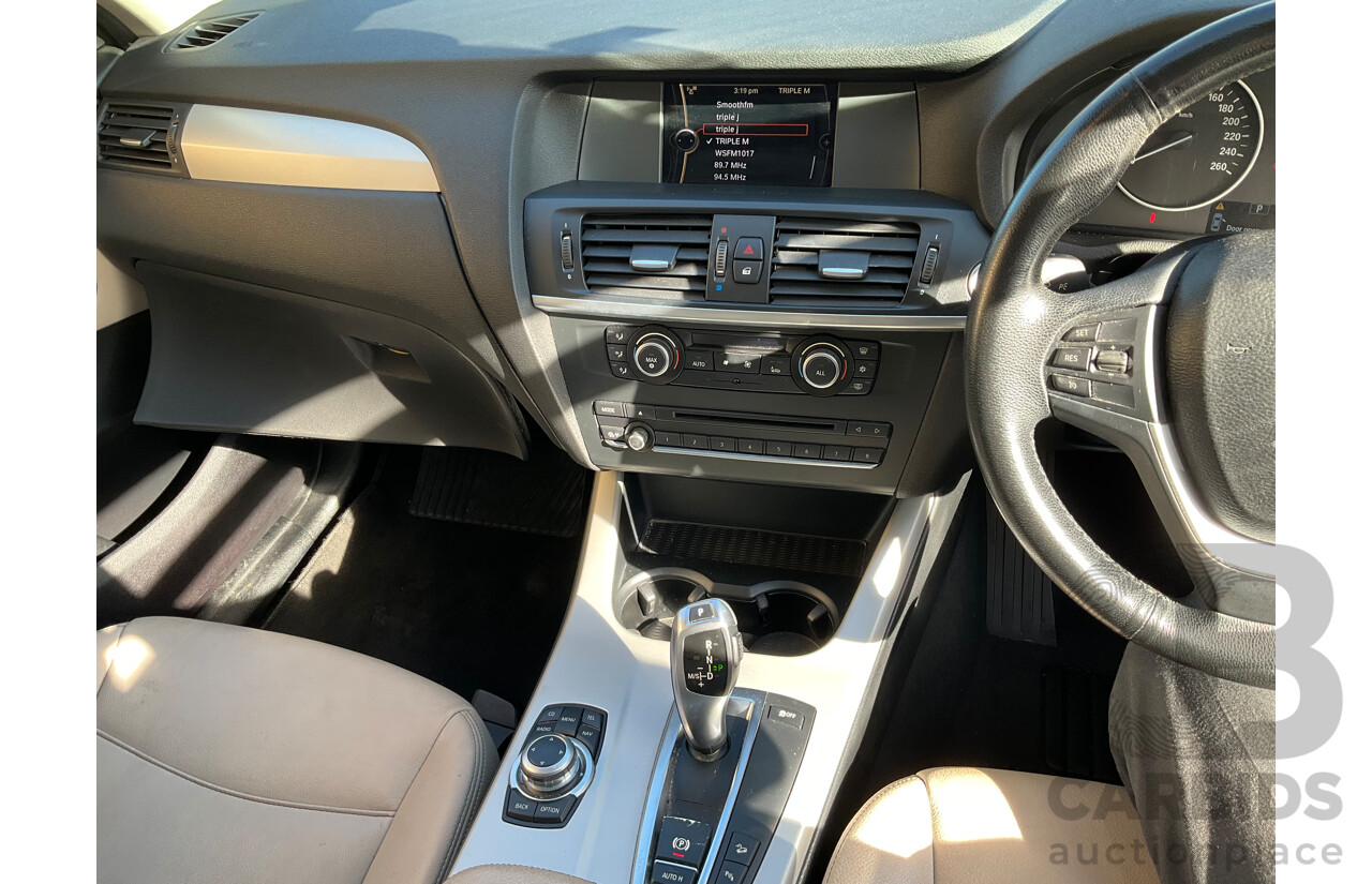 4/2011 Bmw X3 Xdrive 20d F25 4d Wagon Grey Turbo Diesel 2.0L