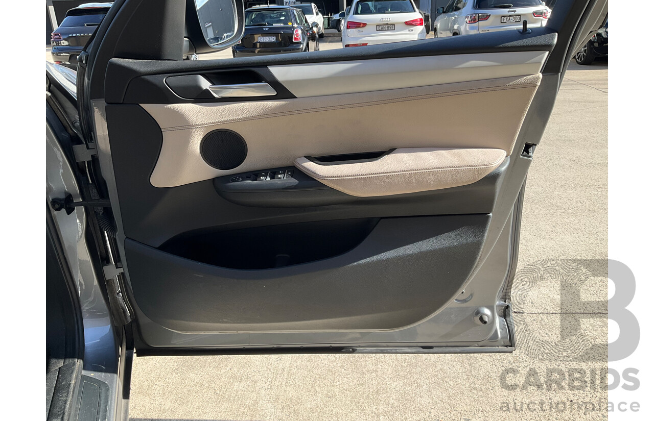 4/2011 Bmw X3 Xdrive 20d F25 4d Wagon Grey Turbo Diesel 2.0L