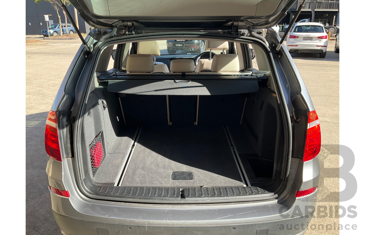 4/2011 Bmw X3 Xdrive 20d F25 4d Wagon Grey Turbo Diesel 2.0L