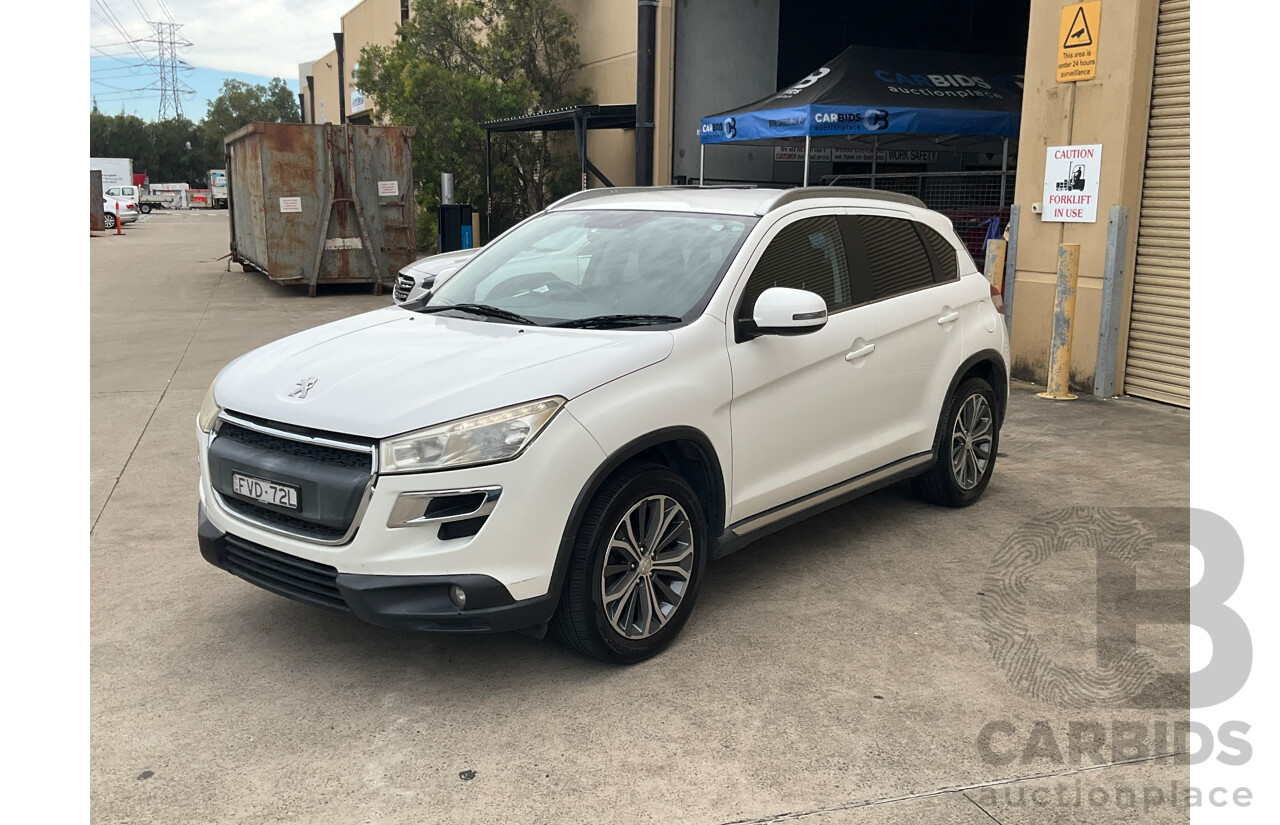 3/2014 Peugeot 4008 Active (4x2) MY14 Upgrade 4d Wagon White 2.0L