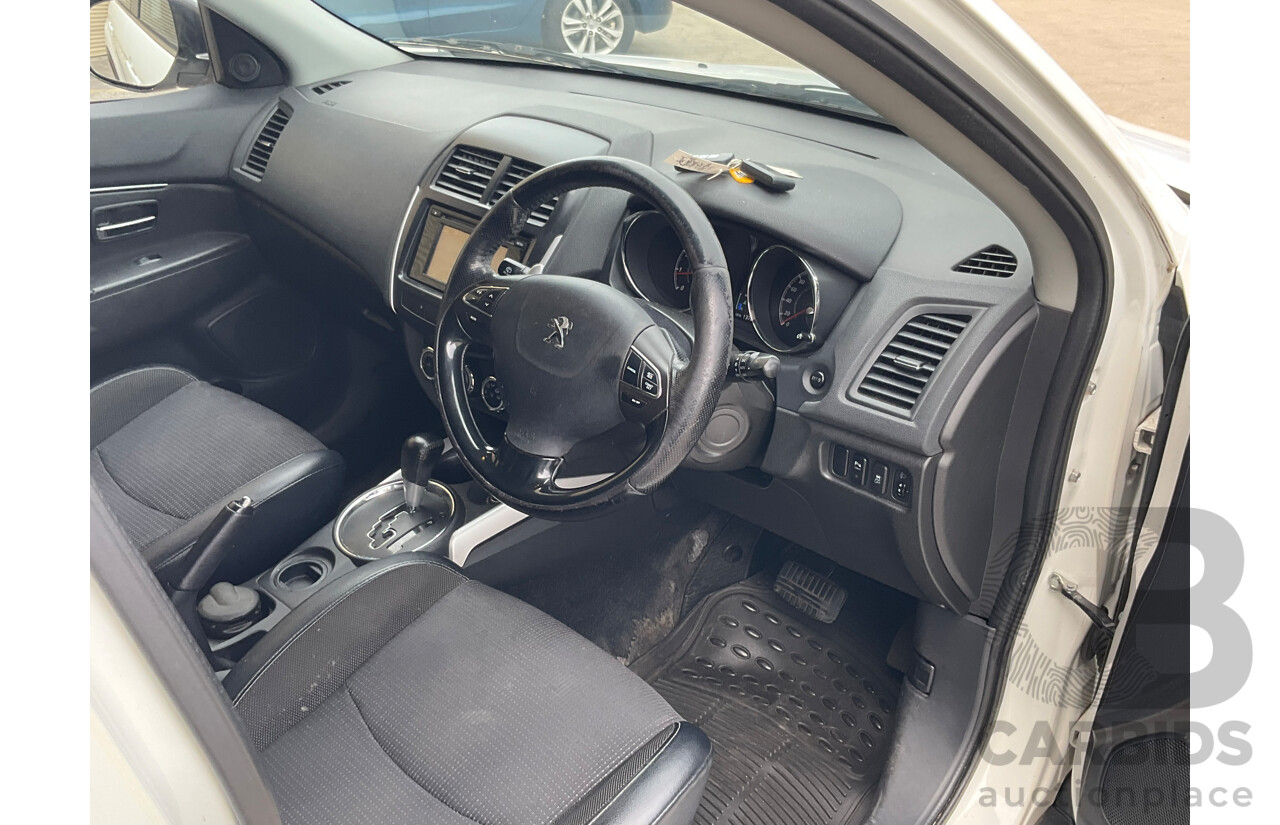 3/2014 Peugeot 4008 Active (4x2) MY14 Upgrade 4d Wagon White 2.0L