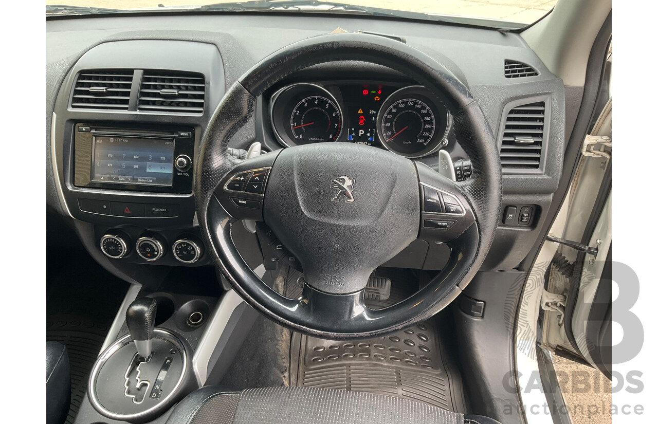 3/2014 Peugeot 4008 Active (4x2) MY14 Upgrade 4d Wagon White 2.0L