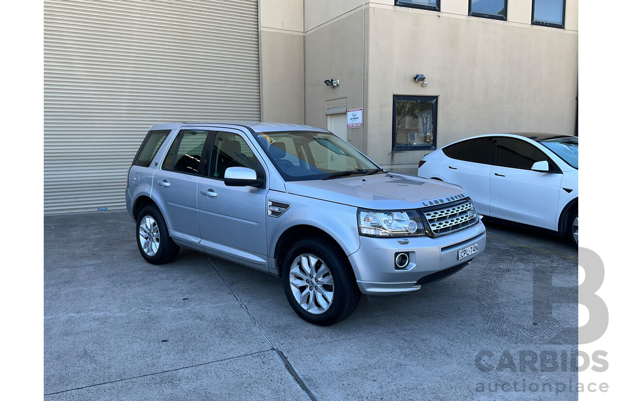 9/2013 Land Rover Freelander 2 SD4 HSE (4x4) LF MY13 4d Wagon Silver Turbo Diesel 2.2L