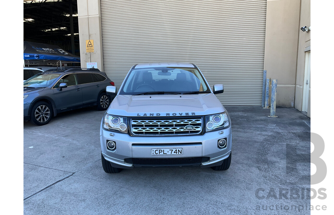 9/2013 Land Rover Freelander 2 SD4 HSE (4x4) LF MY13 4d Wagon Silver Turbo Diesel 2.2L