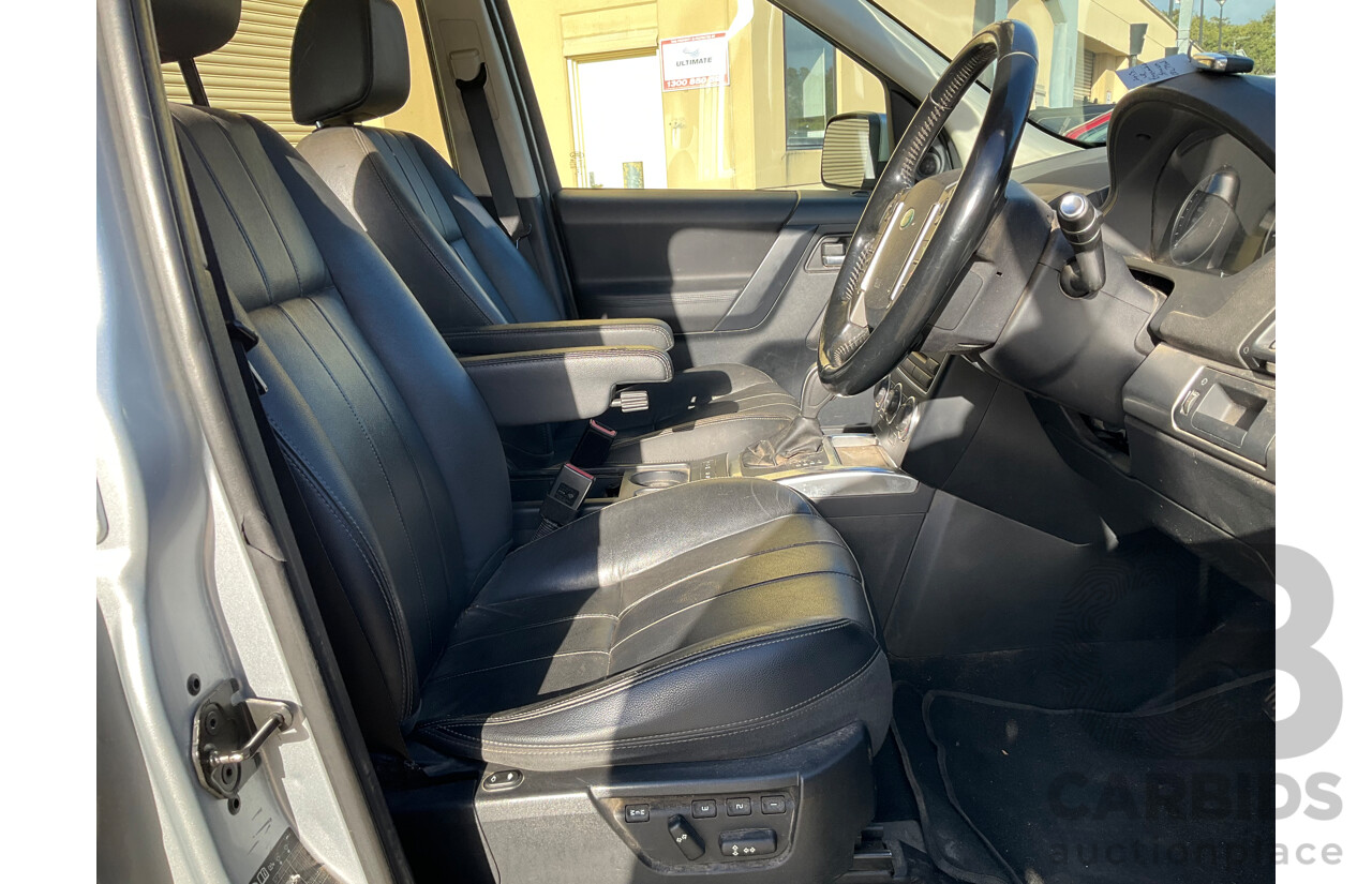 9/2013 Land Rover Freelander 2 SD4 HSE (4x4) LF MY13 4d Wagon Silver Turbo Diesel 2.2L