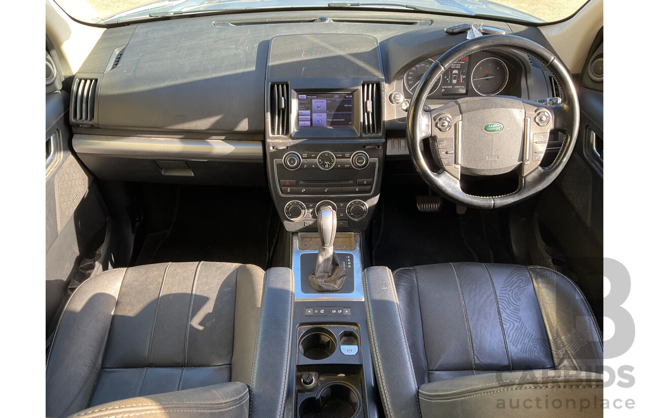 9/2013 Land Rover Freelander 2 SD4 HSE (4x4) LF MY13 4d Wagon Silver Turbo Diesel 2.2L