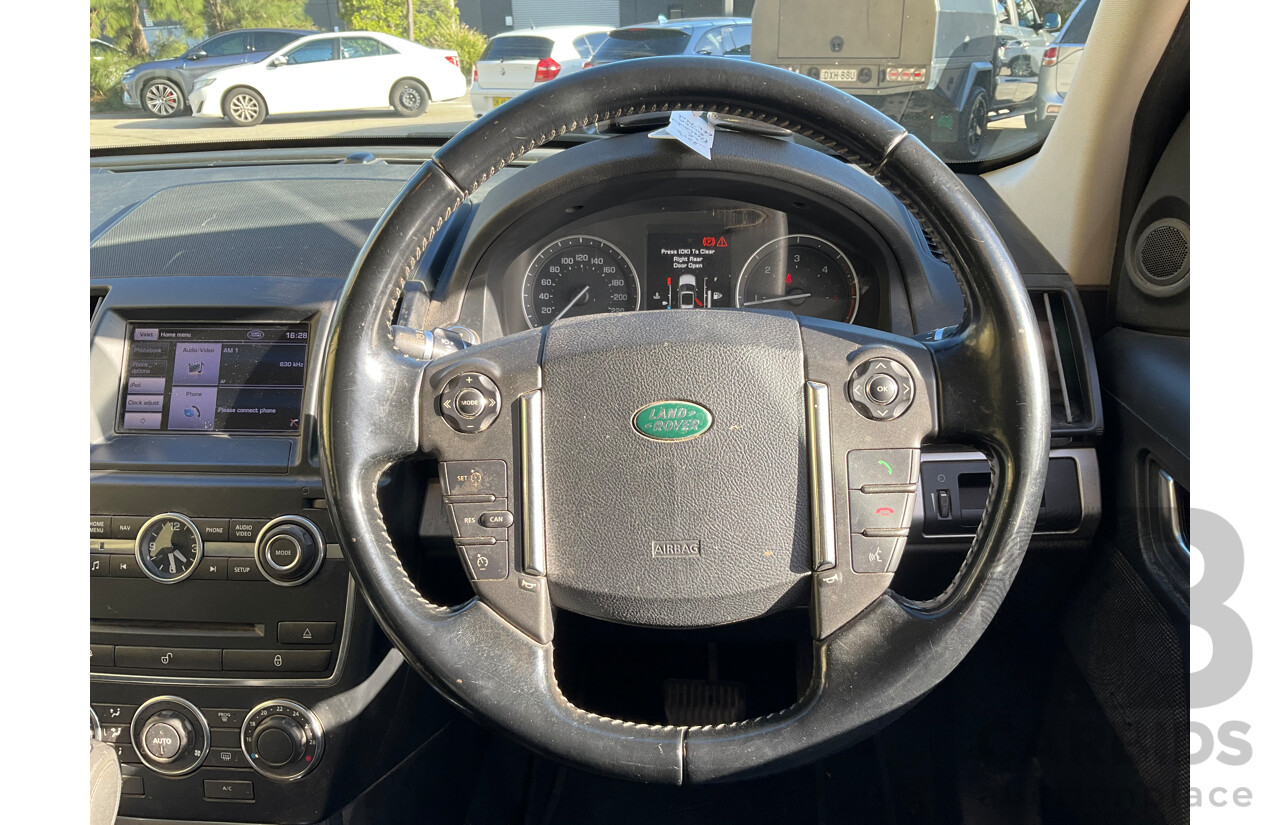 9/2013 Land Rover Freelander 2 SD4 HSE (4x4) LF MY13 4d Wagon Silver Turbo Diesel 2.2L