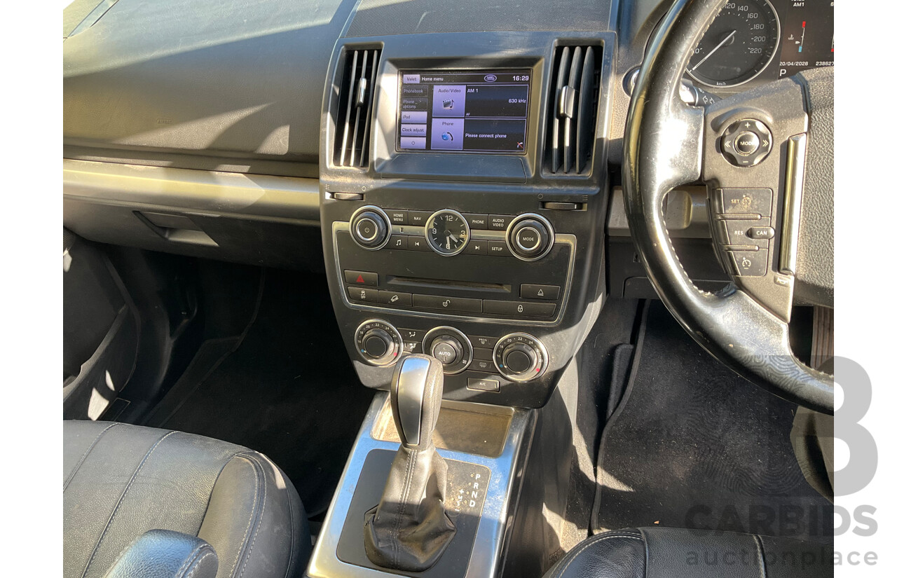 9/2013 Land Rover Freelander 2 SD4 HSE (4x4) LF MY13 4d Wagon Silver Turbo Diesel 2.2L