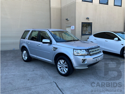 9/2013 Land Rover Freelander 2 SD4 HSE (4x4) LF MY13 4d Wagon Silver Turbo Diesel 2.2L