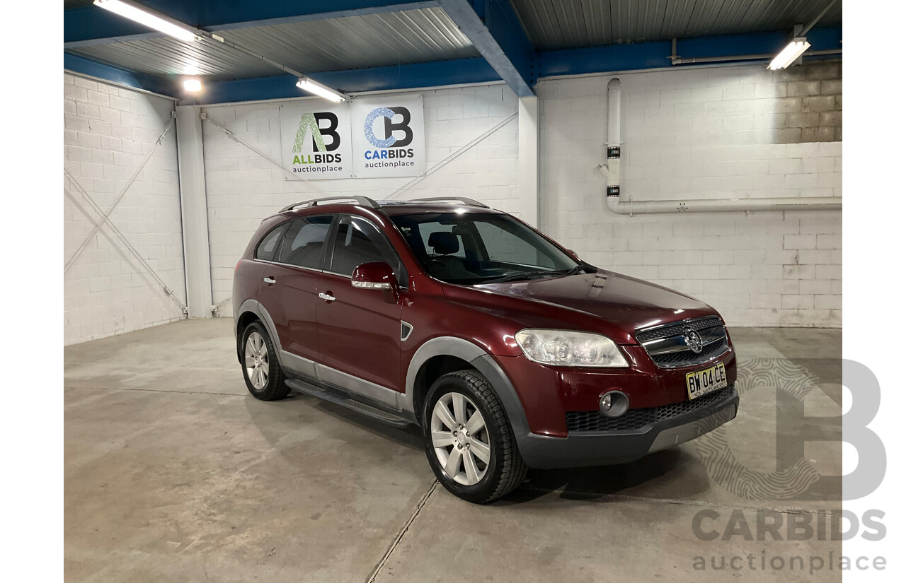 7/2008 Holden Captiva LX (4x4) CG MY09 4d Wagon Red V6 3.2L