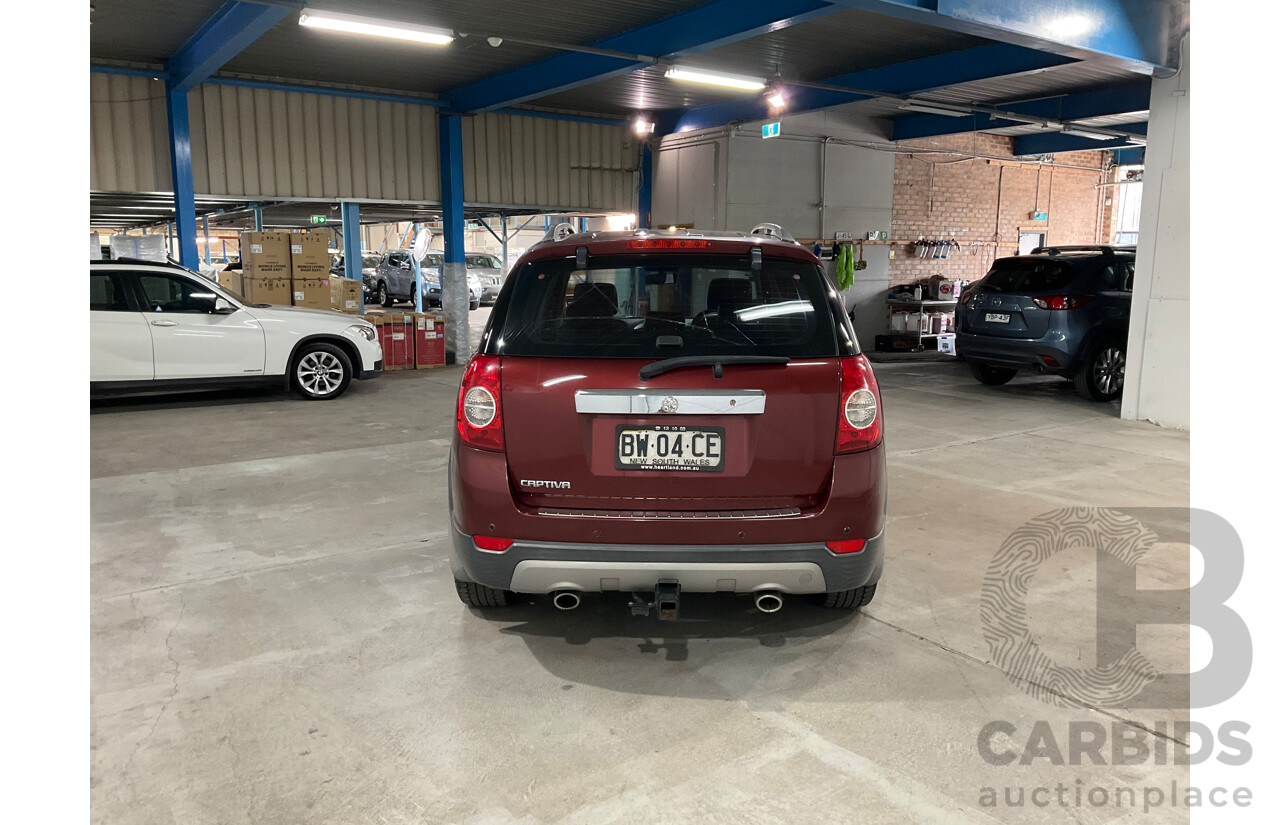 7/2008 Holden Captiva LX (4x4) CG MY09 4d Wagon Red V6 3.2L