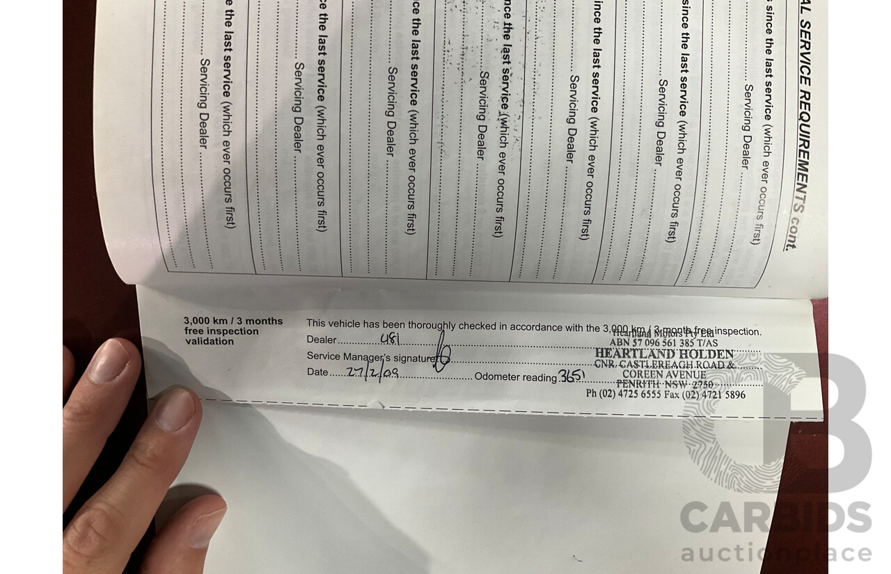 7/2008 Holden Captiva LX (4x4) CG MY09 4d Wagon Red V6 3.2L