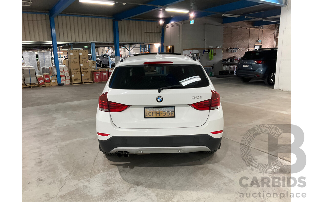 7/2013 BMW X1 sDrive20i E84 MY13 4d Wagon Alpine White Turbo 2.0L