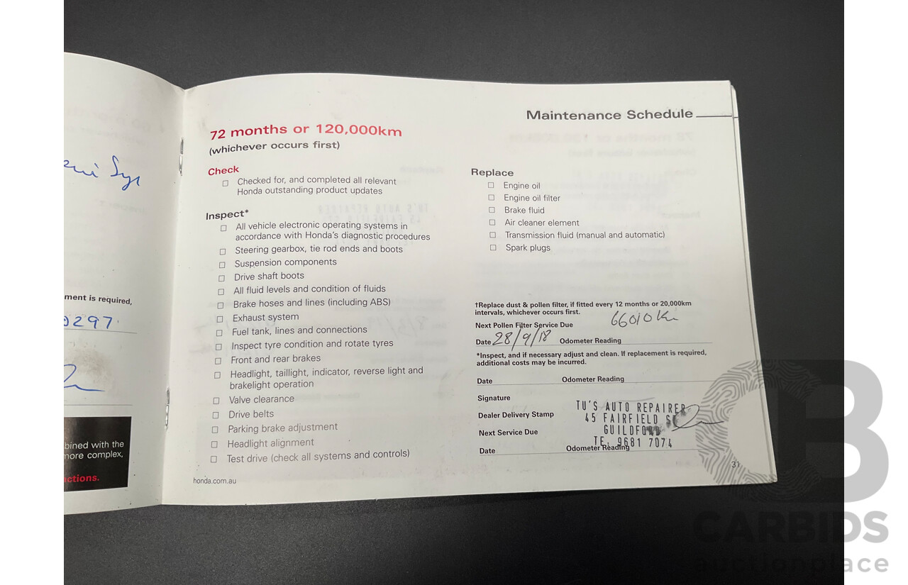 4/2011 Honda CR-V (4x4) Luxury MY10 4d Wagon Grey 2.4L