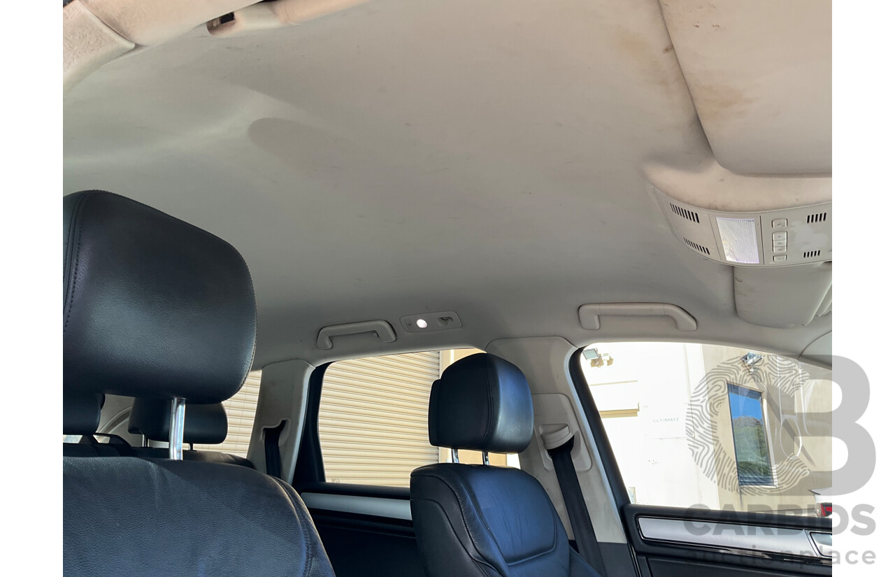 10/2015 Volkswagen Touareg 150 TDI AWD 7P MY16 4D Wagon Silver Turbo Diesel 3.0L