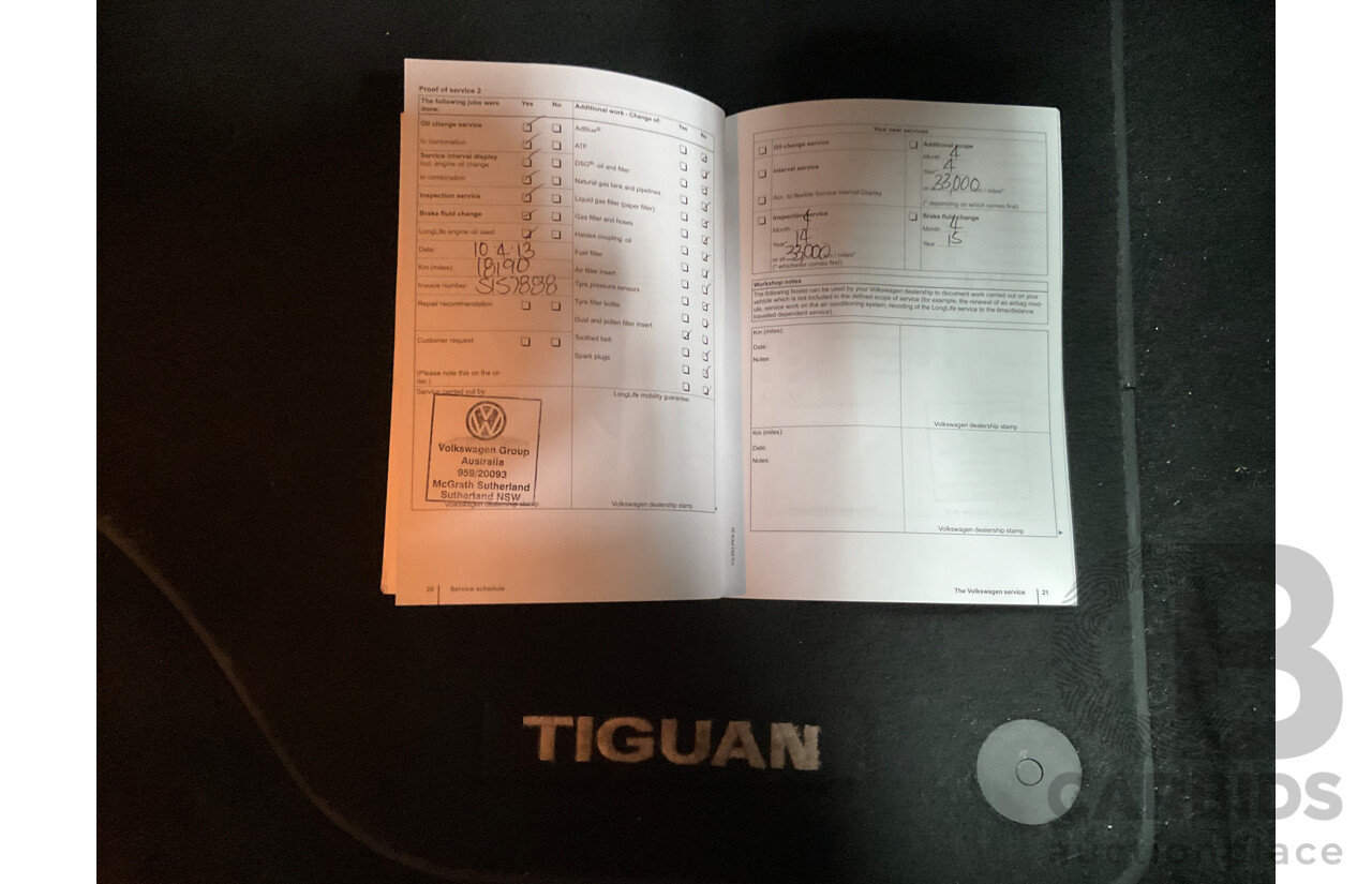 6/2011 Volkswagen Tiguan 125 TSI 5NC MY11 4d Wagon Silver 2.0L